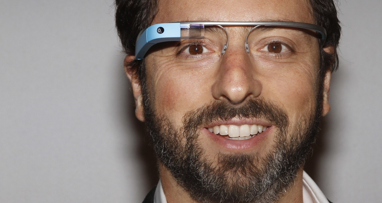 Sergey Prin, cofundador de Google con las Google Glass